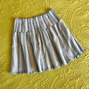 Aerie Women’s skirt ~NWOT~ Size S. Blue & white stripes!